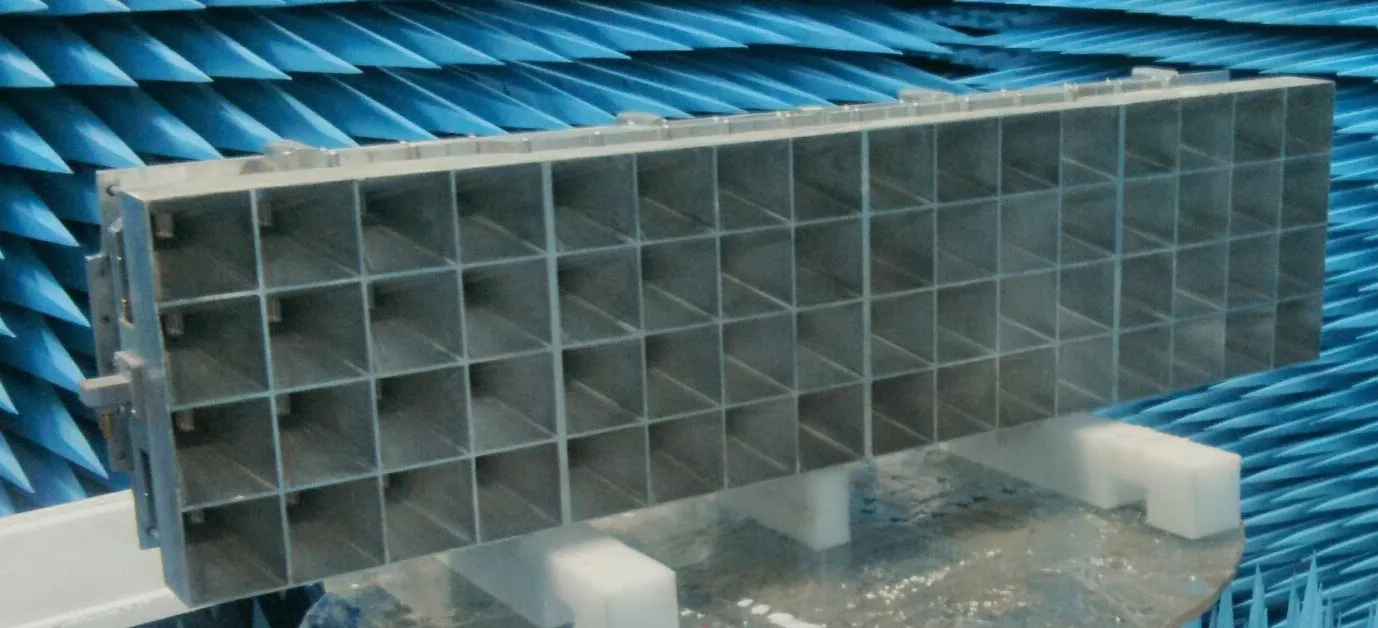 Fig. 1. Front view of the array