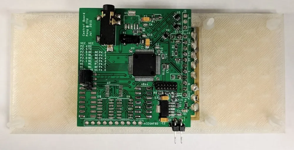 Fig. 4. Photo of the assembled radar (Bottom)