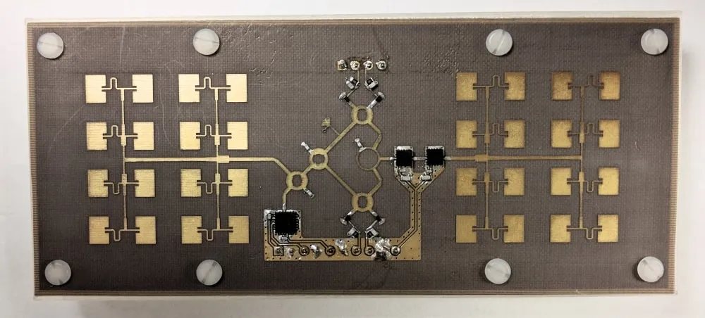 Fig. 3. Photo of the assembled radar (Top)