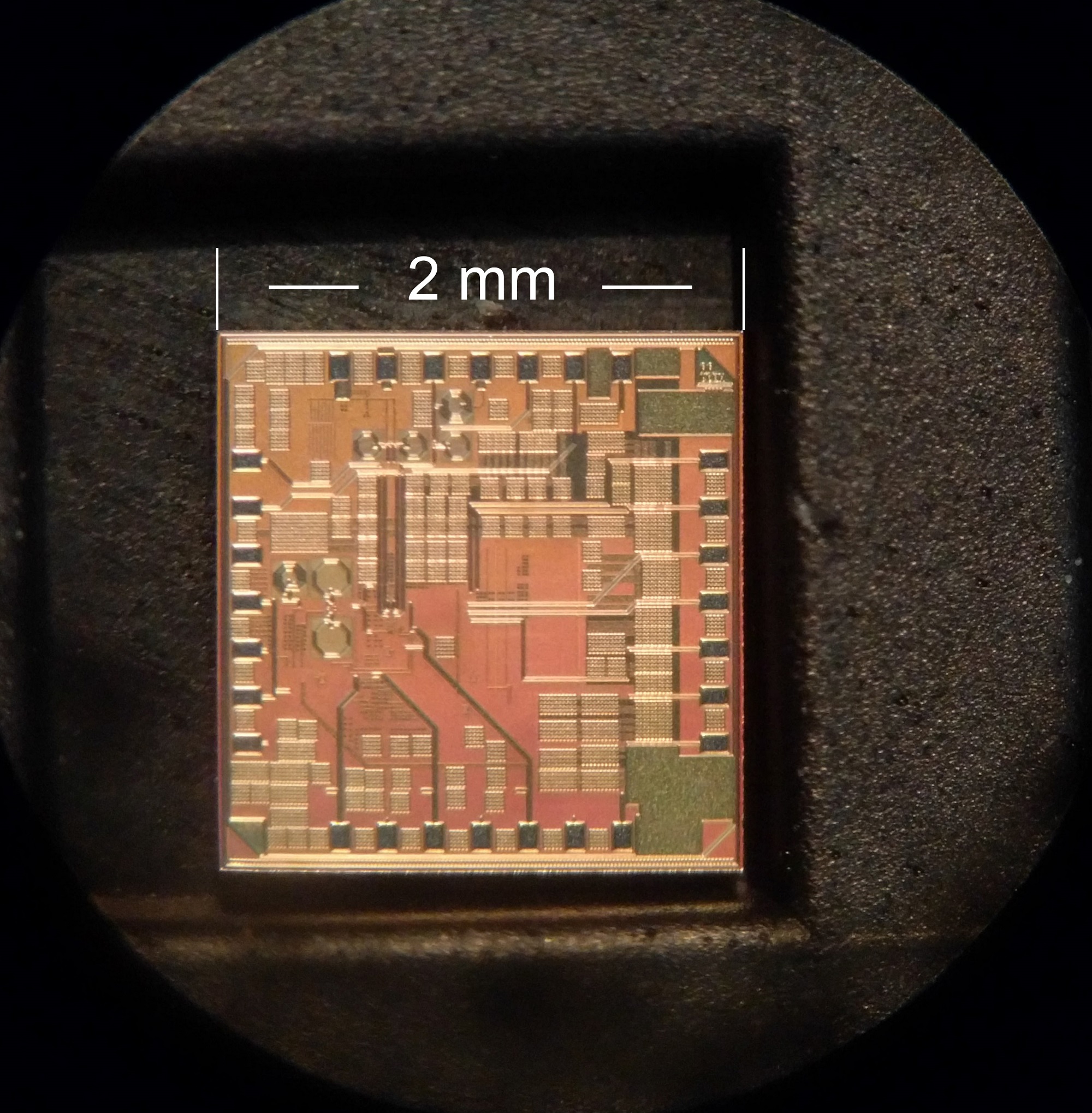 Fig. 2. Photo of the fabricated chip